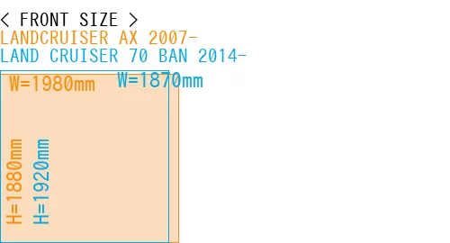 #LANDCRUISER AX 2007- + LAND CRUISER 70 BAN 2014-